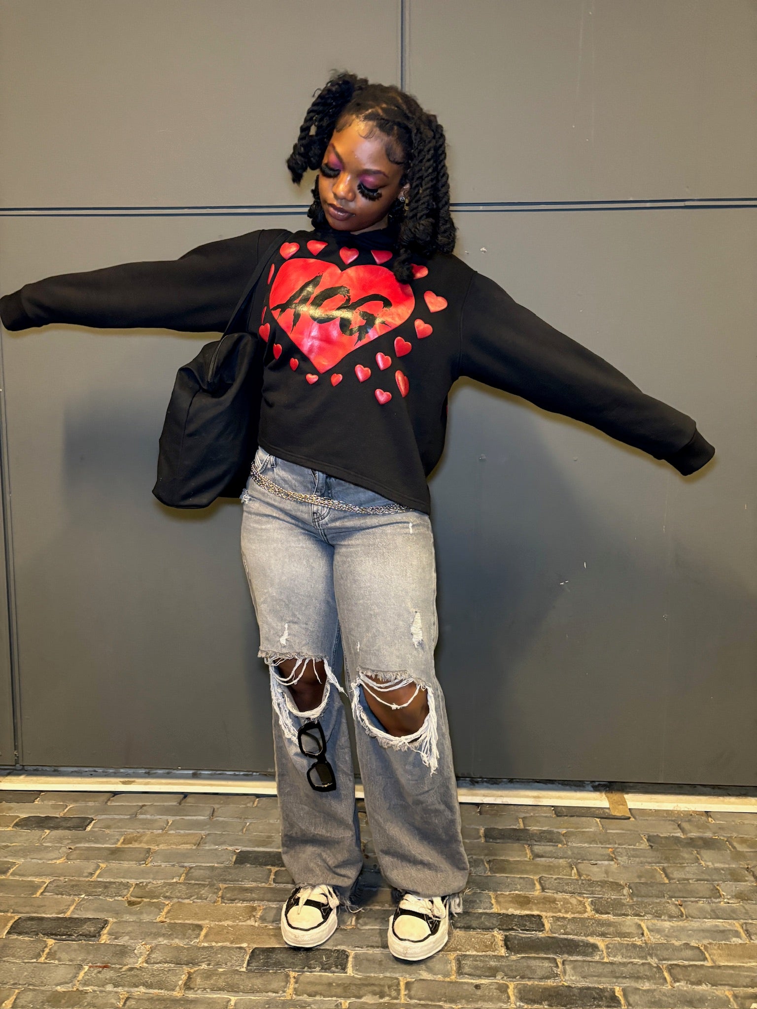 AOG-red unlike the rest hoodie