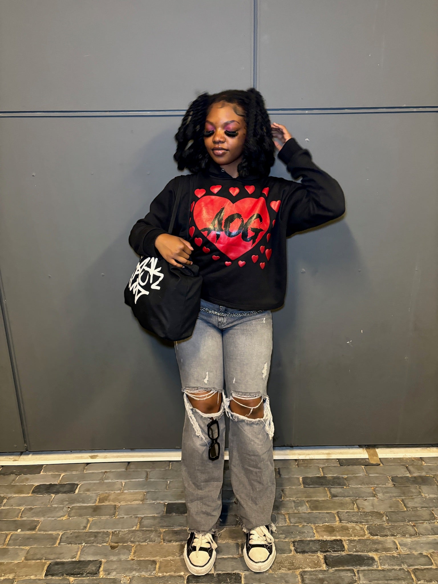 AOG-red unlike the rest hoodie