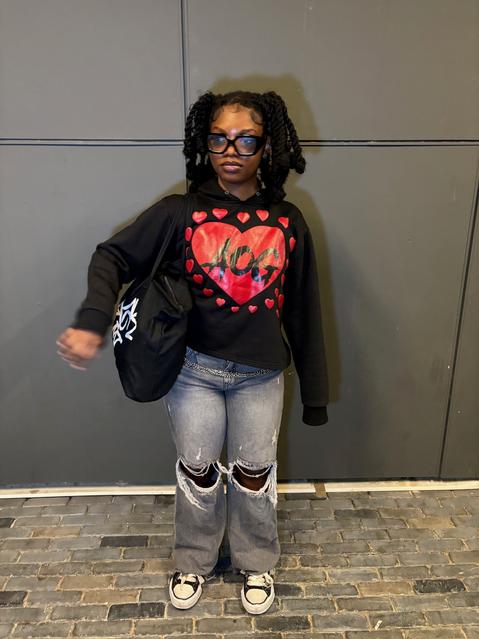 AOG-red unlike the rest hoodie